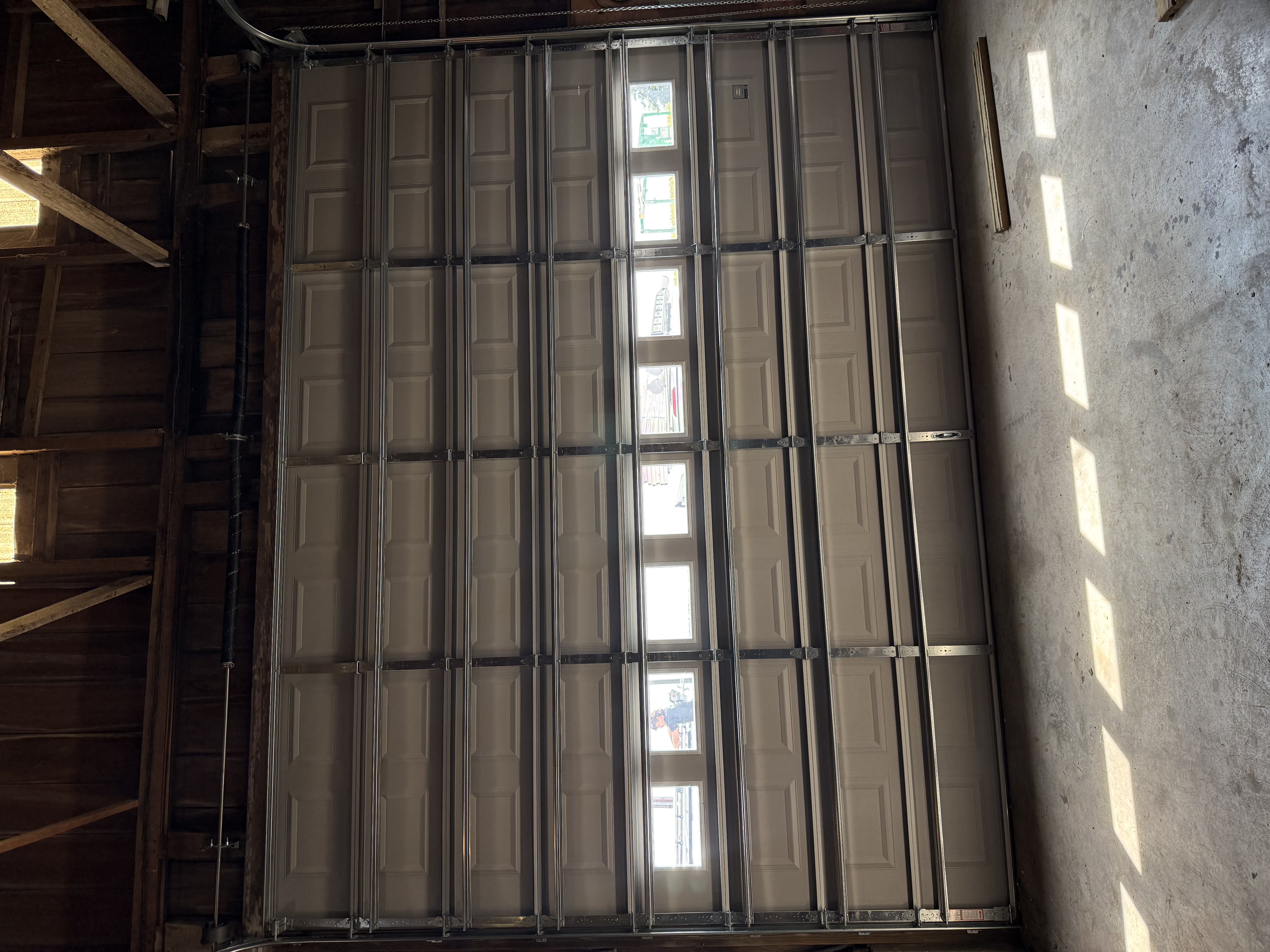 Pole Barn Garage Door Project