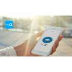 Homeowner Using myQ App to Close Garage Door