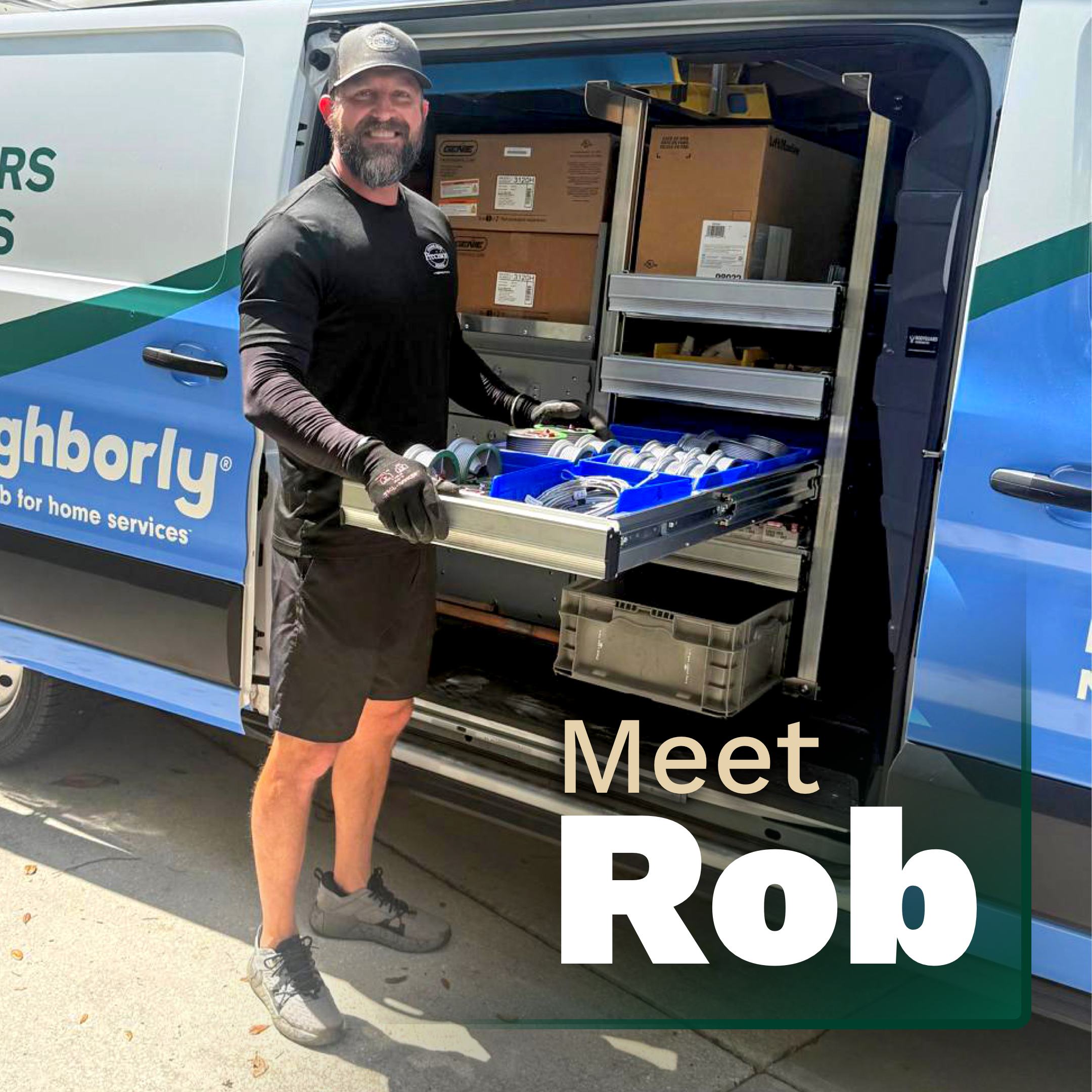 Owner, Rob Wiggins Smiling at His Precision Vehicle